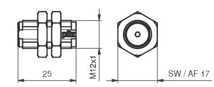 非接触式磁性安全开关 PSEN ma1.3b-20/PSEN ma1.3-08/8mm/1unit